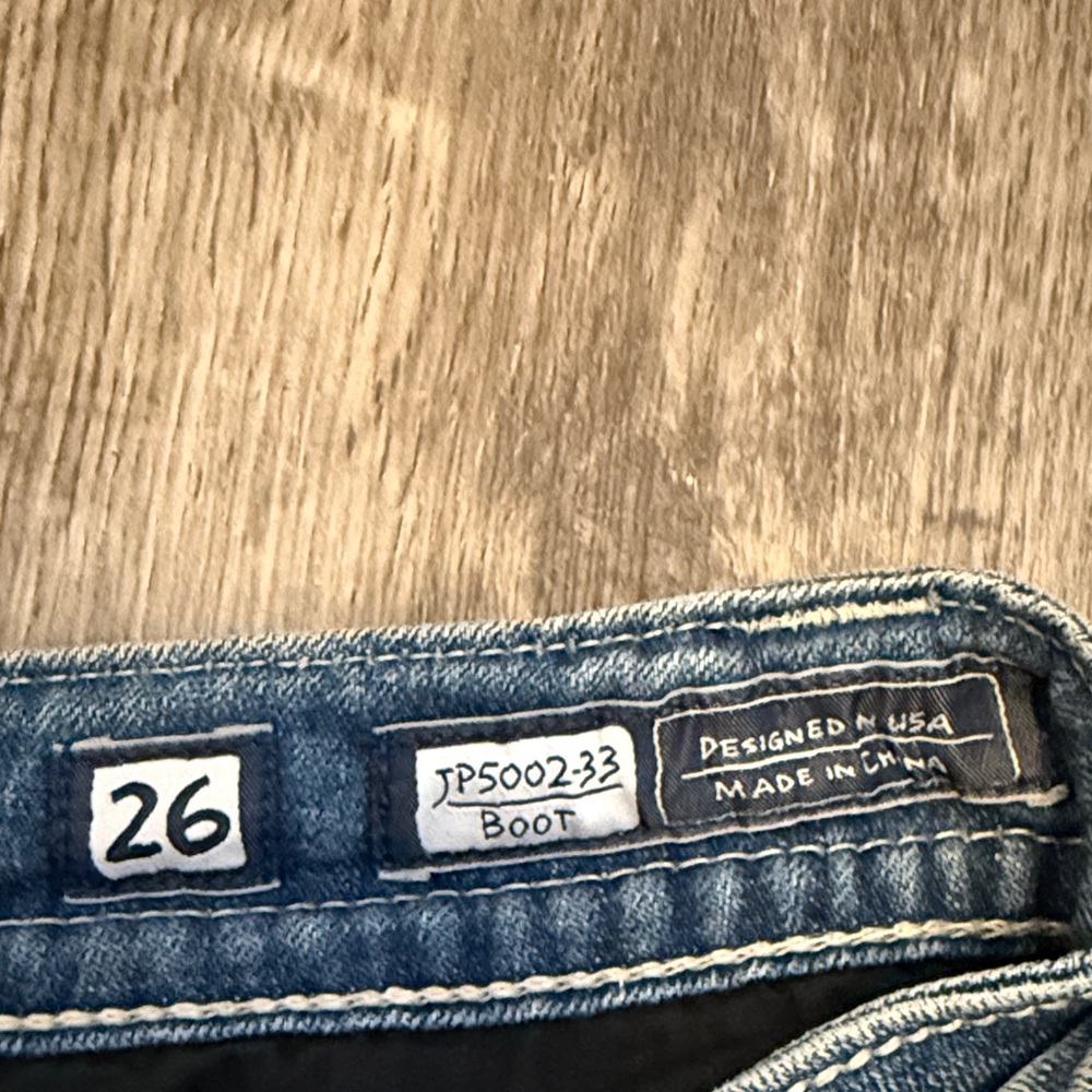 Miss Me Denim Boot Cut Jeans with Embellished Pockets - Picture 5 of 7